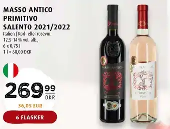 Scandinavian Park MASSO ANTICO PRIMITIVO SALENTO 2021/2022 tilbud