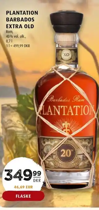 Scandinavian Park PLANTATION BARBADOS EXTRA OLD tilbud