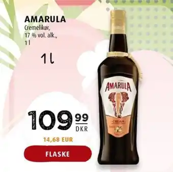 Scandinavian Park AMARULA Cremelikør tilbud