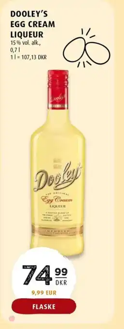 Scandinavian Park DOOLEY'S EGG CREAM LIQUEUR tilbud