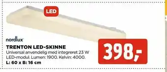 Trenton led-skinne