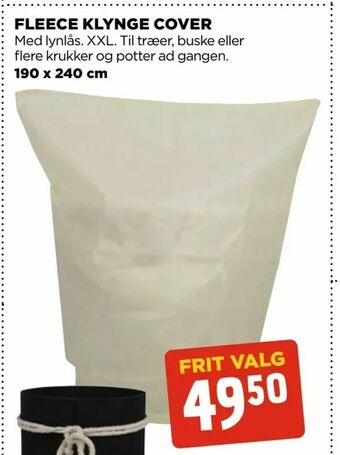 Fleece klynge cover