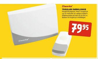 jem & fix Trådløs dørklokke tilbud