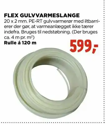 jem & fix Flex gulv varmeslange tilbud