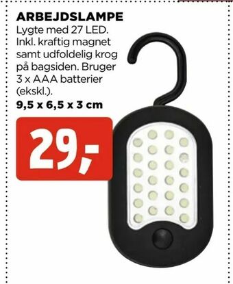 jem & fix Arbejdslampe tilbud