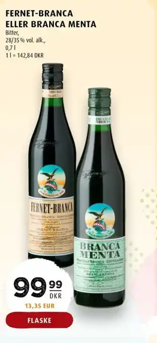 Scandinavian Park FERNET-BRANCA ELLER BRANCA MENTA tilbud