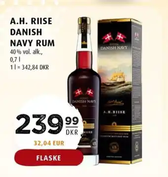A.H. RIISE DANISH NAVY RUM