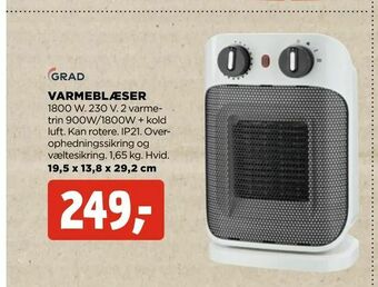 jem & fix Varmeblæser tilbud