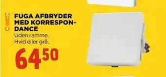 jem & fix Fuga afbryder med korrespon­dance tilbud