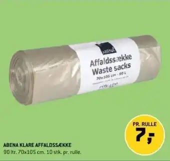 XL-BYG ABENA KLARE AFFALDSSÆKKE tilbud