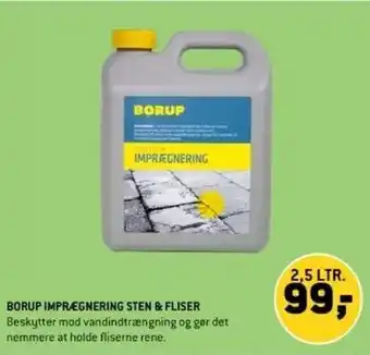 XL-BYG BORUP IMPREGNERING STEN & FLISER tilbud