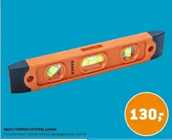 XL-BYG BAHCO TORPEDO VATERPAS 225MM tilbud