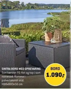 XL-BYG SINTRA BORD MED OPBEVARING tilbud