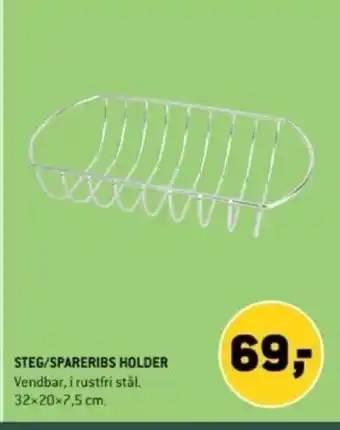 XL-BYG STEG/SPARERIBS HOLDER tilbud