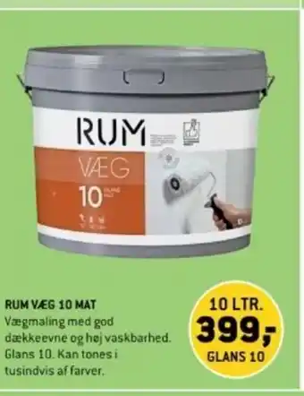 XL-BYG RUM VÆG 10 MAT tilbud