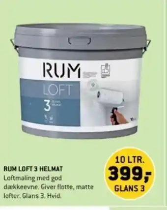 RUM LOFT 3 HELMAT