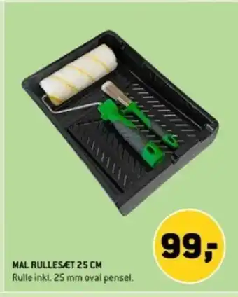 XL-BYG MAL RULLESÆT 25 CM tilbud