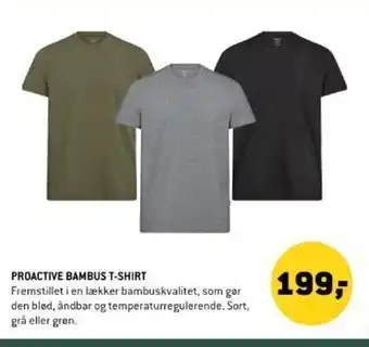 XL-BYG PROACTIVE BAMBUS T-SHIRT tilbud