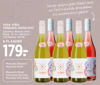 MENY VIDA VIÑA TENDIDA MOSCATO tilbud