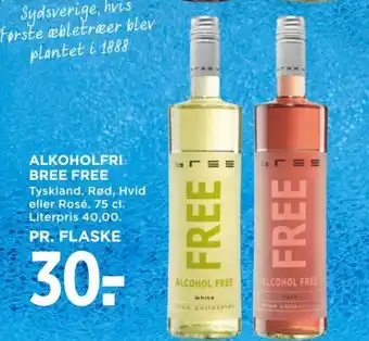 MENY ALKOHOLFRI BREE FREE tilbud