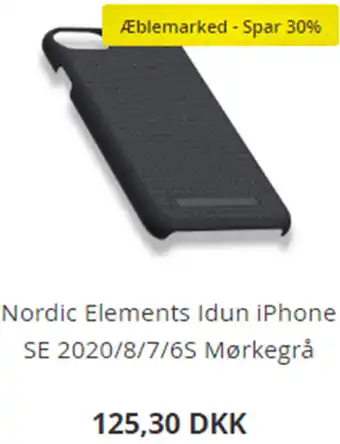 Nordic Elements Idun iPhone SE 2020/8/7/6S Mørkegrå