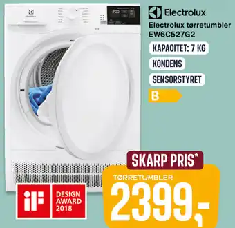 Skousen Electrolux Tørretumbler EW6C527G2 tilbud