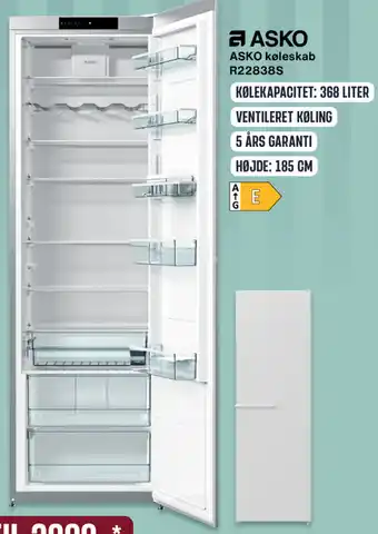 Skousen Asko Køleskab R22838S tilbud