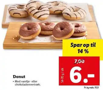 Lidl Donut 54-70 g tilbud