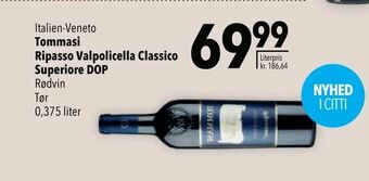 Citti Tommasi Ripasso Valpolicella Classico Superiore DOP tilbud