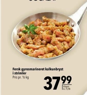 Citti Fersk gyrosmarineret kalkunbryst i strimler tilbud