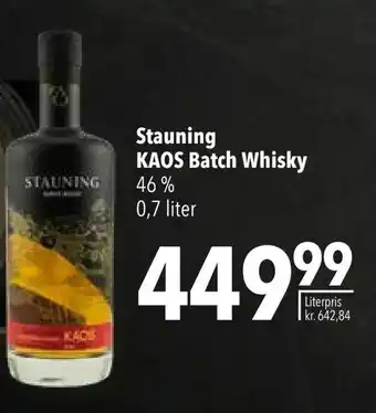 Citti Stauning KAOS Batch Whisky tilbud