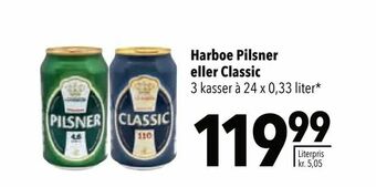 Citti Harboe Pilsner eller Classic tilbud