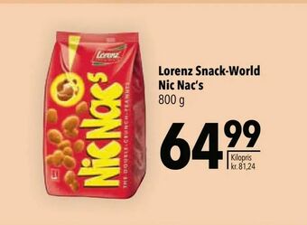 Citti Lorenz Snack-World Nic Nac's tilbud
