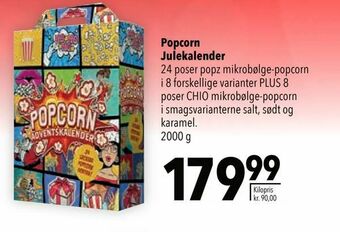 Citti Popcorn Julekalender tilbud