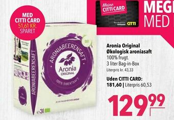 Aronia Original Økologisk aroniasaft