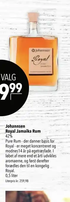 Citti Johannsen Royal Jamaika Rum tilbud