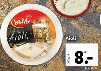 Lidl Aioli 200 g tilbud