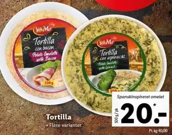 Lidl Tortilla 500 g tilbud