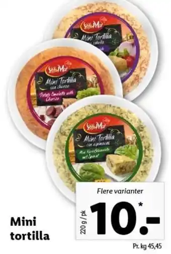 Lidl Mini Tortilla 220 g tilbud