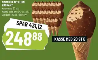 Marabou Appelsin Krokant 20 Stk