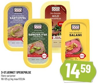Løvbjerg 3-Stjernet Spegepølse 110-125 g tilbud