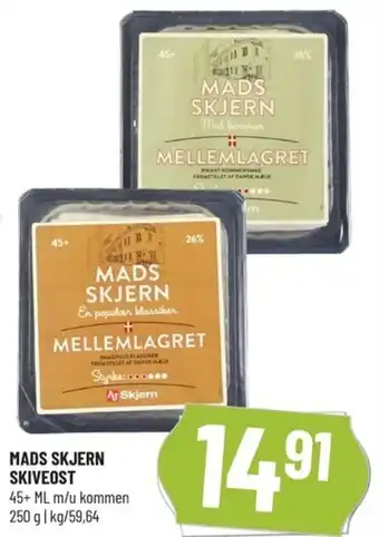 Løvbjerg Mads Skjern Skiveost 250 g tilbud
