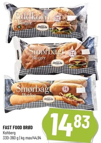 Løvbjerg Fast Food Brød 330-360 g tilbud