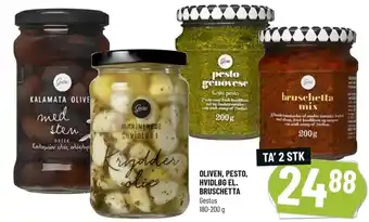 Løvbjerg OLiven Pesto Hvidløg El. Bruschetta 180-200 g tilbud