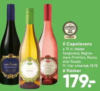 Bilka II Capolavoro 75 cl tilbud