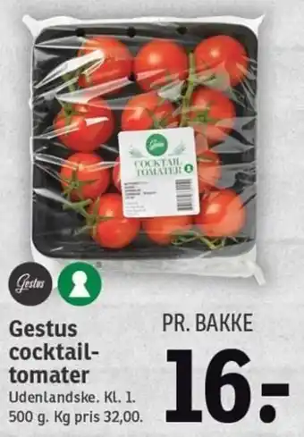 SPAR Gestus Cocktail Tomater 500 g tilbud