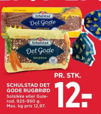 MENY SCHULSTAD DET GODE RUGBRØD tilbud