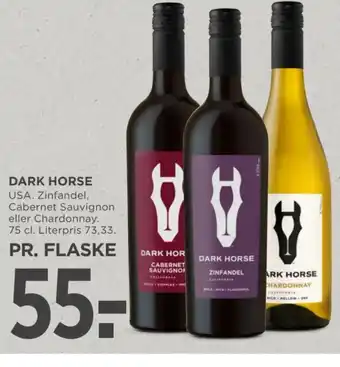 MENY DARK HORSE tilbud