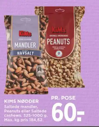 MENY KIMS NØDDER tilbud