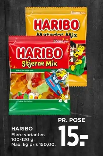 MENY HARIBO tilbud